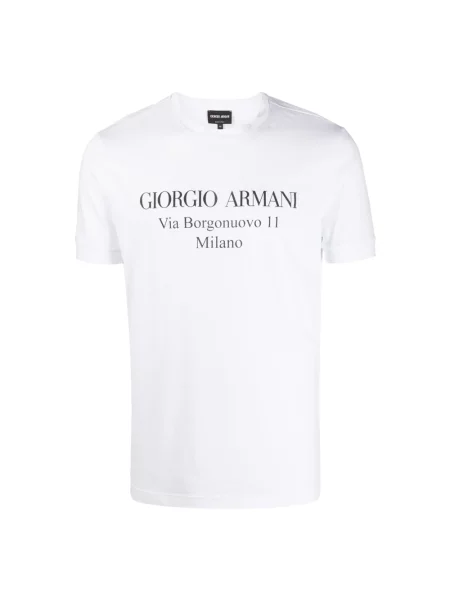 Koszulka Giorgio Armani biała