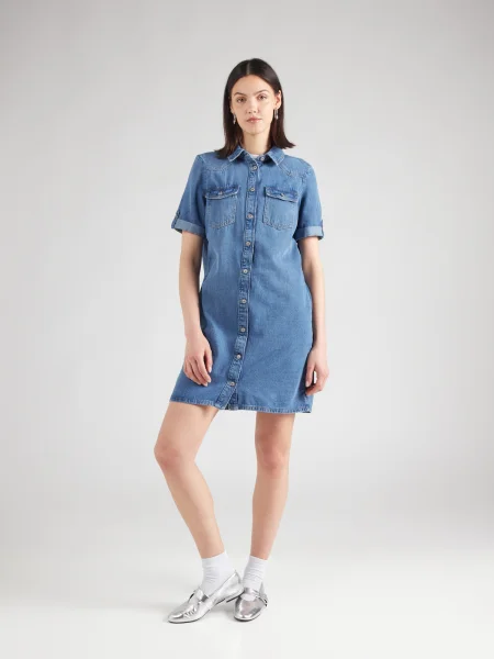 ONLY Rochie tip bluză ONLLISA denim albastru