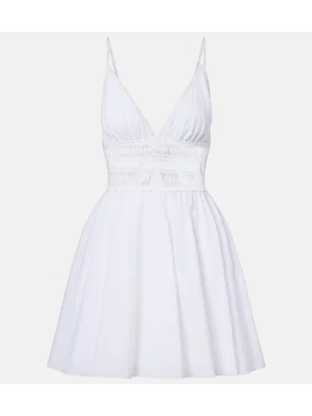 Rochie Poupette St Barth cu funde alb