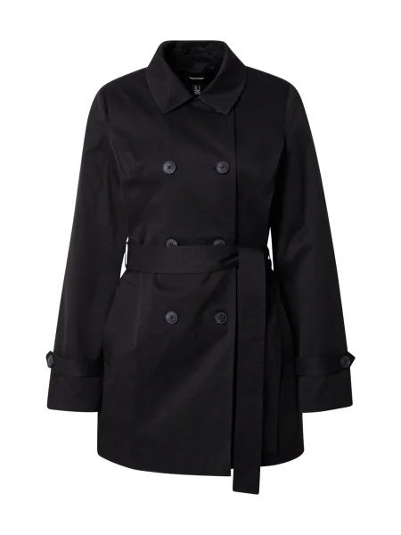 VERO MODA Palton de primăvară-toamnă VMCHELSEA OLIVIA' negru