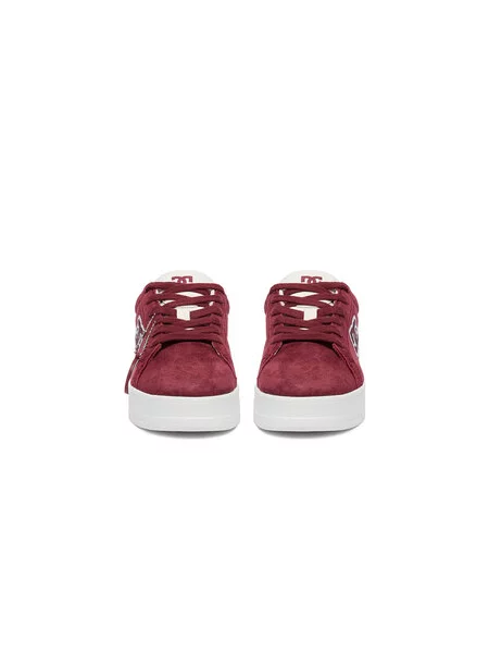 Sneakersy DC Bordó