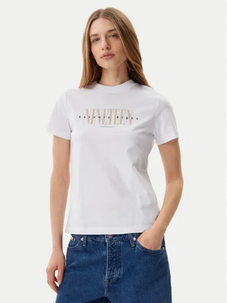 Тениска Calvin Klein Jeans бяло