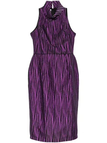 Sukienka midi Baruni do kolan garniturowa czarna