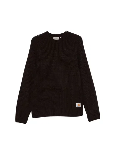 Sweter Carhartt Wip wełniany brązowy