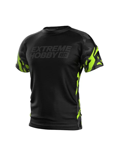 Koszulka Techniczna Sportowa EXTREME HOBBY BLACK PANTHER czarna