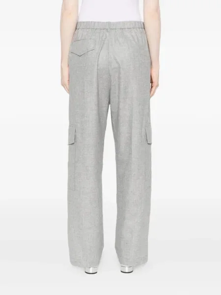 Pantaloni cargo Aspesi plisate gri