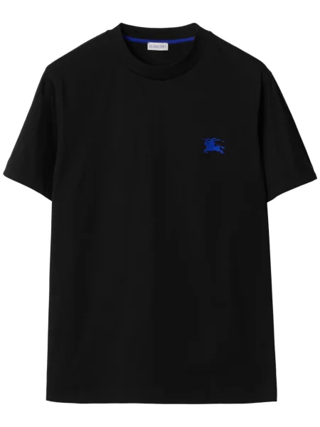 Tricou Burberry cu broderie negru