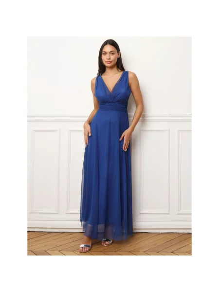 Rochie La Modeuse albastru