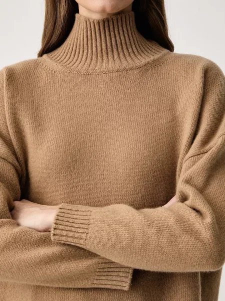 Gyapjú szvetter Weekend Maxmara bézs