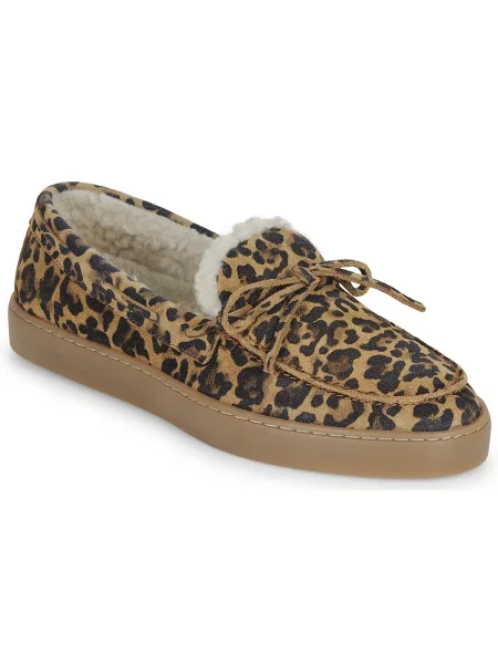 Pantofi Blackstone cu model leopard maro