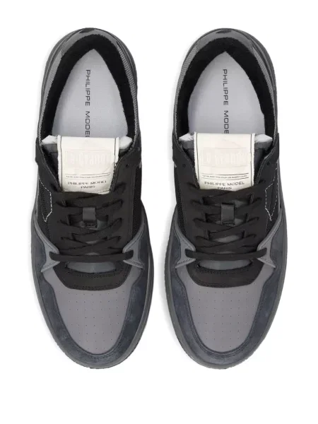 Sneakersy Philippe Model Paris z siateczką szare