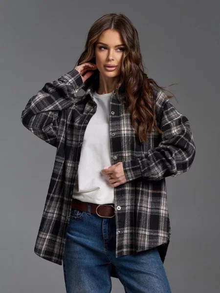 Вовняна Сорочка ISSA Plus чорний