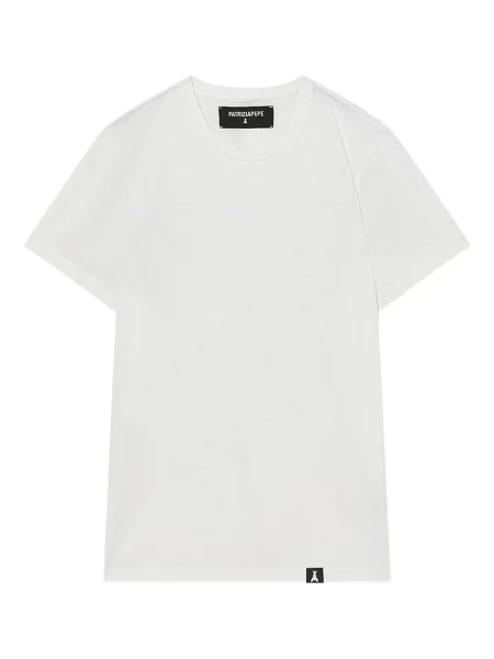Tricou Patrizia Pepe cu decolteu rotund alb