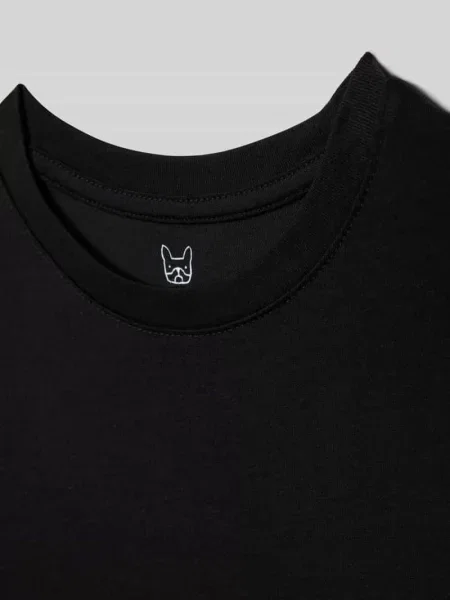 T-shirt z okrągłym dekoltem Jack & Jones czarna