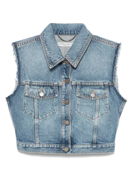 Vestă Alessandra Rich albastru