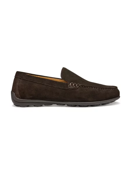 Geox mocasini din piele intoarsa U SPHERICA barbati maro