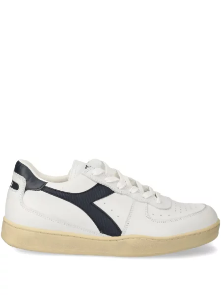 Sneakerși Diadora din piele alb