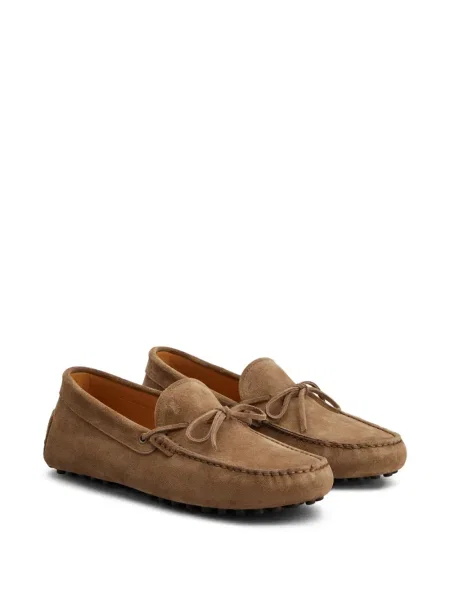 Pantofi loafer Tod's cu funde maro