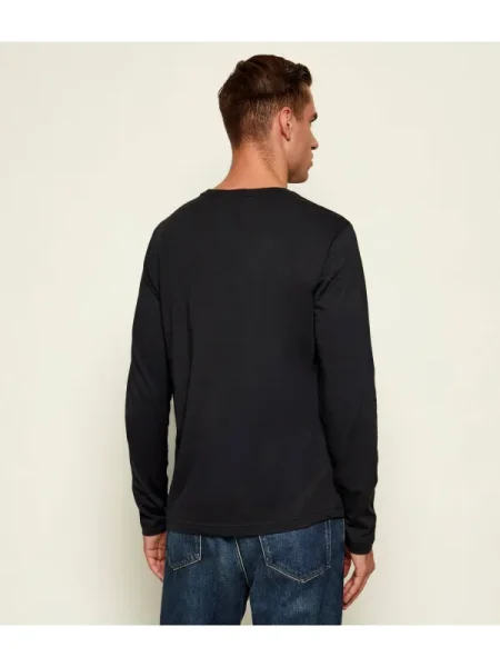 Tricou mânecă lungă Gant negru