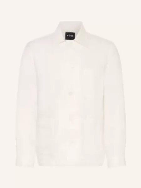 Boss Pláštěnka Z Lnu režná