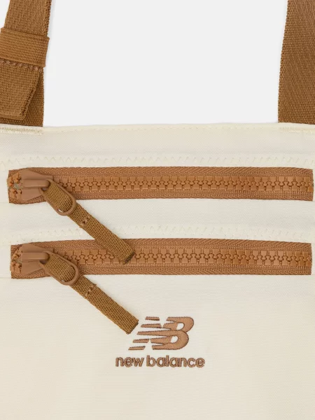 Сумка через плечо New Balance бежевая