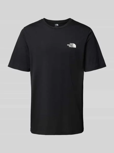 T-shirt z nadrukiem z logo The North Face czarna