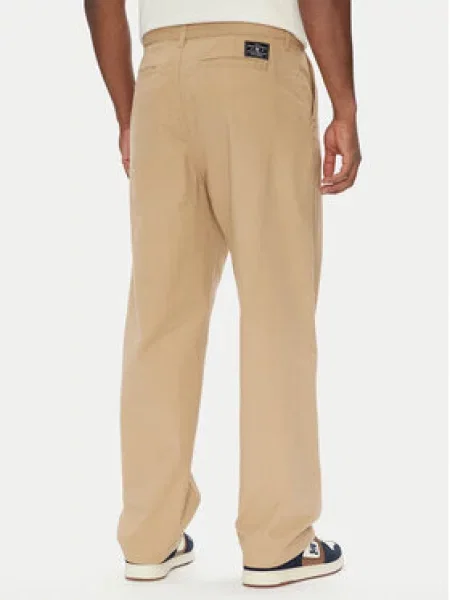 DC Shoes Chino hlače Worker Baggy Baggy Fit bež