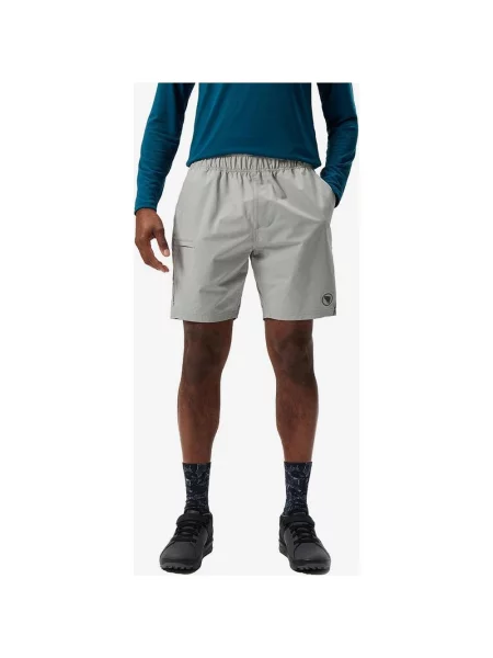 Spodenki rowerowe bez szelek Endura Loop Baggy jasne XS szare