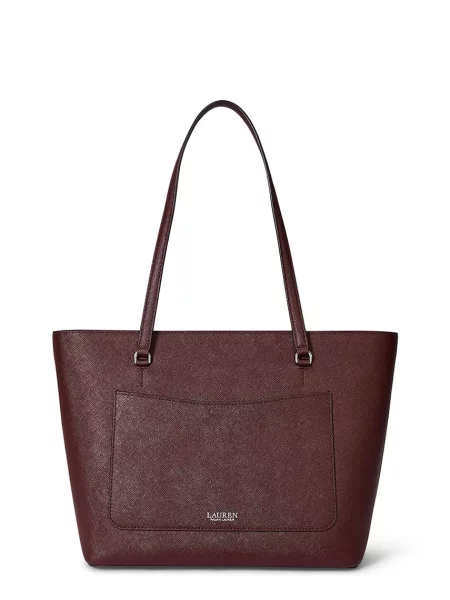 Geantă shopper Lauren Ralph Lauren din piele