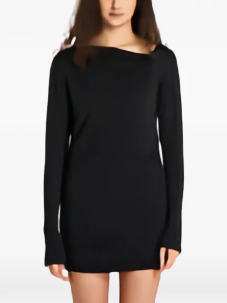 Rochie Allsaints drapată negru