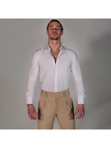 Srajca Thead. z dolgimi rokavi bela