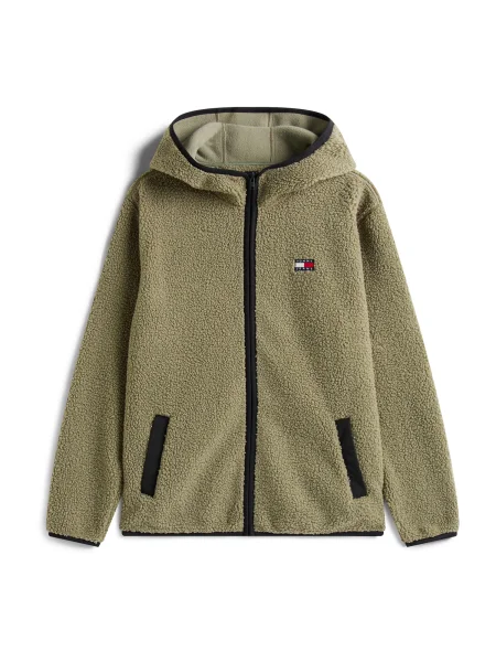 Tommy Jeans Jopa iz flisa svetlo zelena