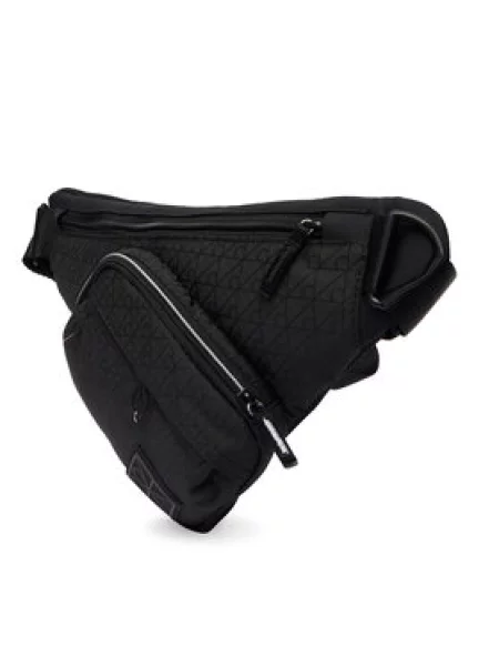 Maža rankinė Calvin Klein Utility Emblem Aop Crossbody juoda