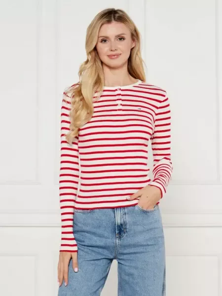 Tommy Jeans Bluză roșu