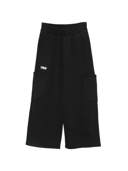 Spodnie cargo dziecięce Off-white białe