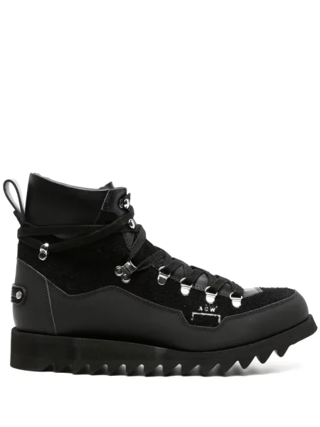 Trekking gležnjače A-cold-wall* od brušene kože crna