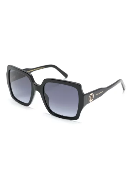 Saulės akiniai Marc Jacobs Eyewear su autografu juoda