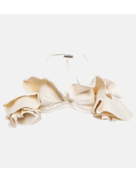 Cropp top Jacquemus alb