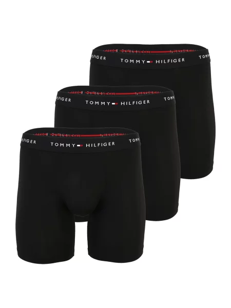 Tommy Hilfiger Underwear Boksarice rdeča / črna bela