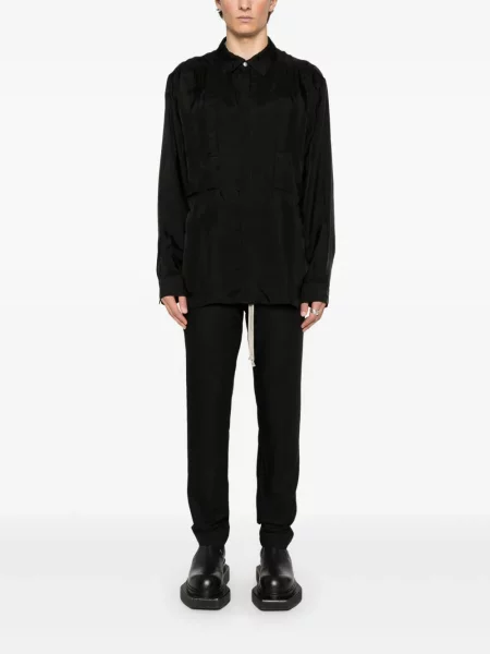 Pantaloni Rick Owens lungi negru
