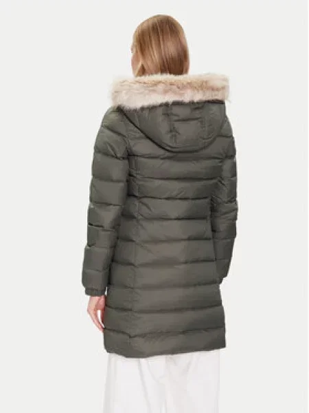 Tommy Jeans Zimski plašč Essential zelena