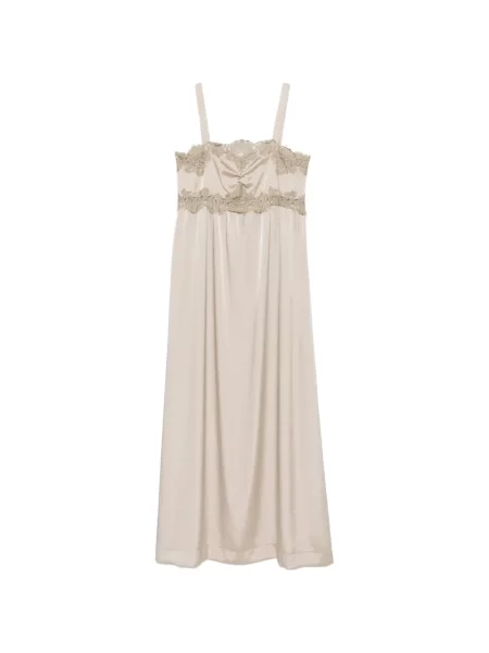 Rochie maxi P.a.r.o.s.h. din dantelă lungă de costum