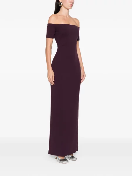 Rochie maxi Solace London de costum violet
