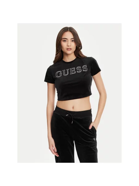 Guess T-shirt Regular Fit crna