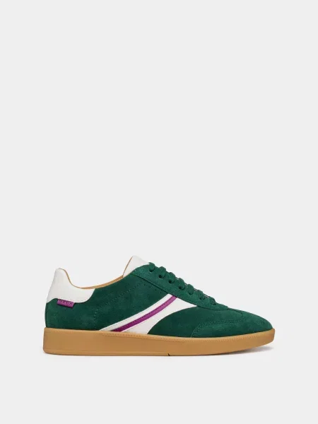 Замшевые кеды Geox зеленые