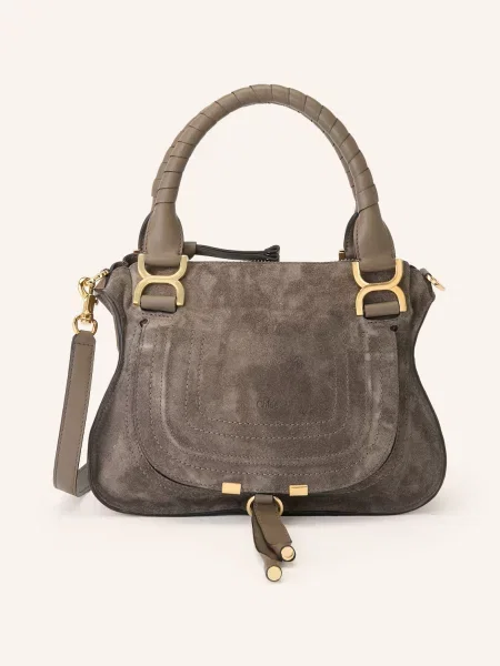 Chloé Kabelka Marcie nickel grey šedá