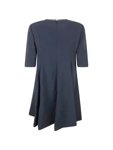Rochie mini Chloé în linie A negru