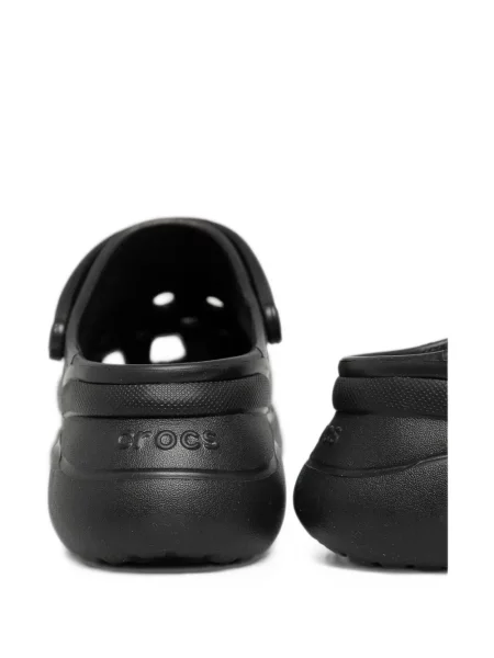 Saboți Crocs cu platformă clasici negru