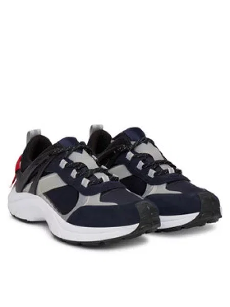 HUGO Sneakersy Tmavomodrá