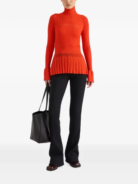 Pantaloni Proenza Schouler de lână negru